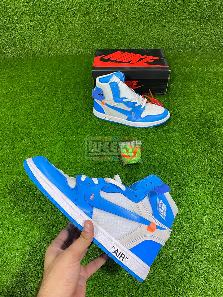 Jordan 1 x Off White (Blue) buy online Pakistan - Weeby Shoes