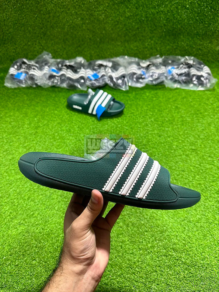 Adidas Stripes Slides (Gr) (Super Comfortable) buy online Pakistan - Weeby Shoes