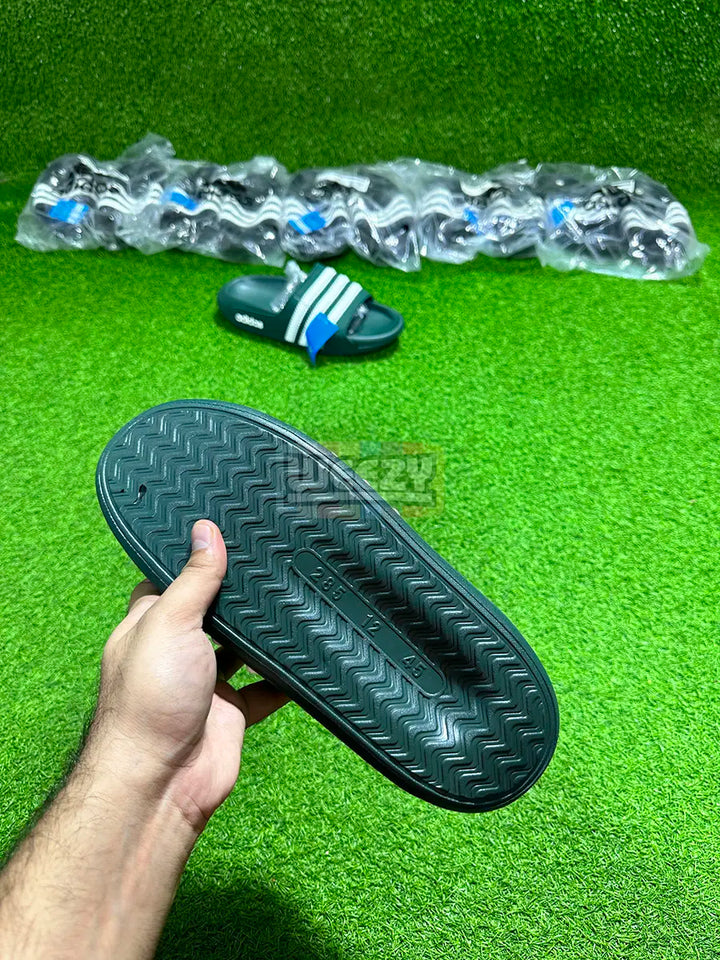 Adidas Stripes Slides (Gr) (Super Comfortable) buy online Pakistan - Weeby Shoes