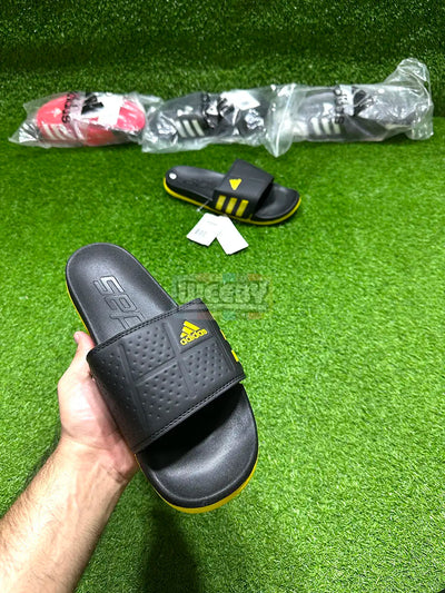 Adidas Side Stripes Slide (Yell/Blk)