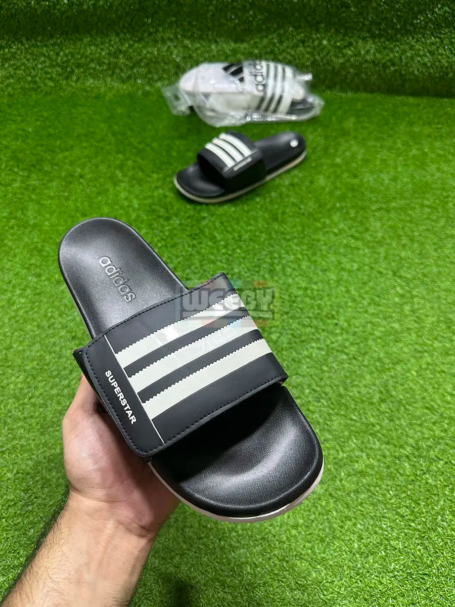 Buy Adidas Superstar Slide (Black Upper/White Stripes) Online in Pakistan
