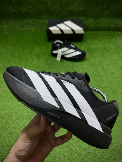 Adizero Evo SL (Black/White Stripes) (Original Quality 1:1)