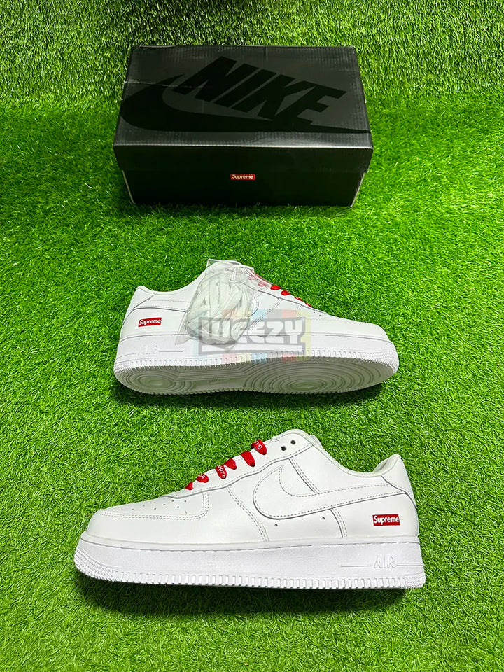 Air Force 1 x Supreme (White) (Premium Quality) buy online Pakistan - Weeby Shoes