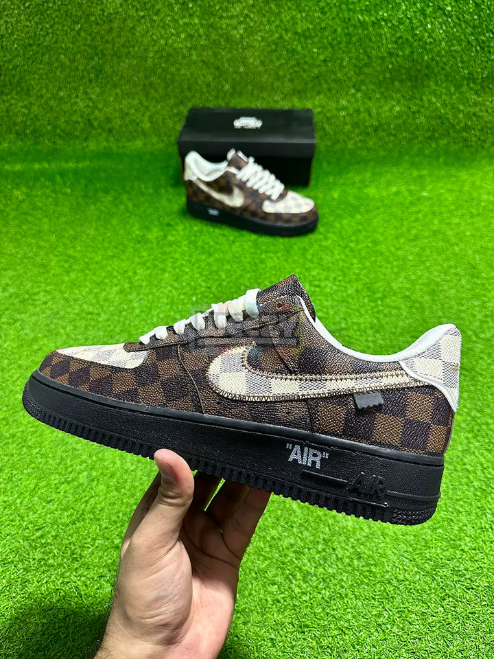 Air Force x LV (Brown/W) (Original Quality 1:1) buy online Pakistan - Weeby Shoes