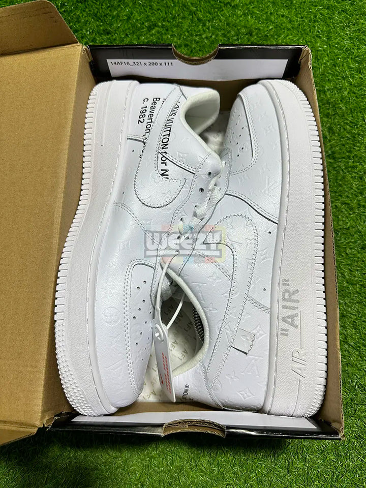 Air Force x LV (White/S) (Premium Quality) buy online Pakistan - Weeby Shoes