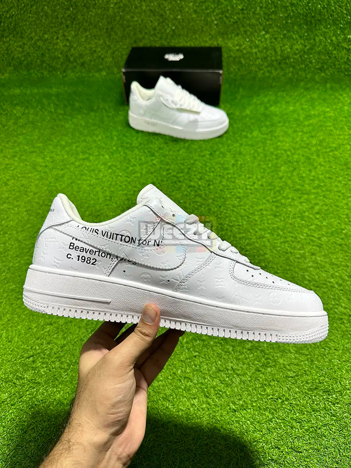 Air Force x LV (White/S) (Premium Quality) buy online Pakistan - Weeby Shoes