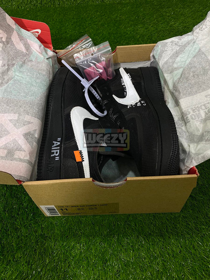 Air Force x Off white (Black) (Premium Quality) buy online Pakistan - Weeby Shoes