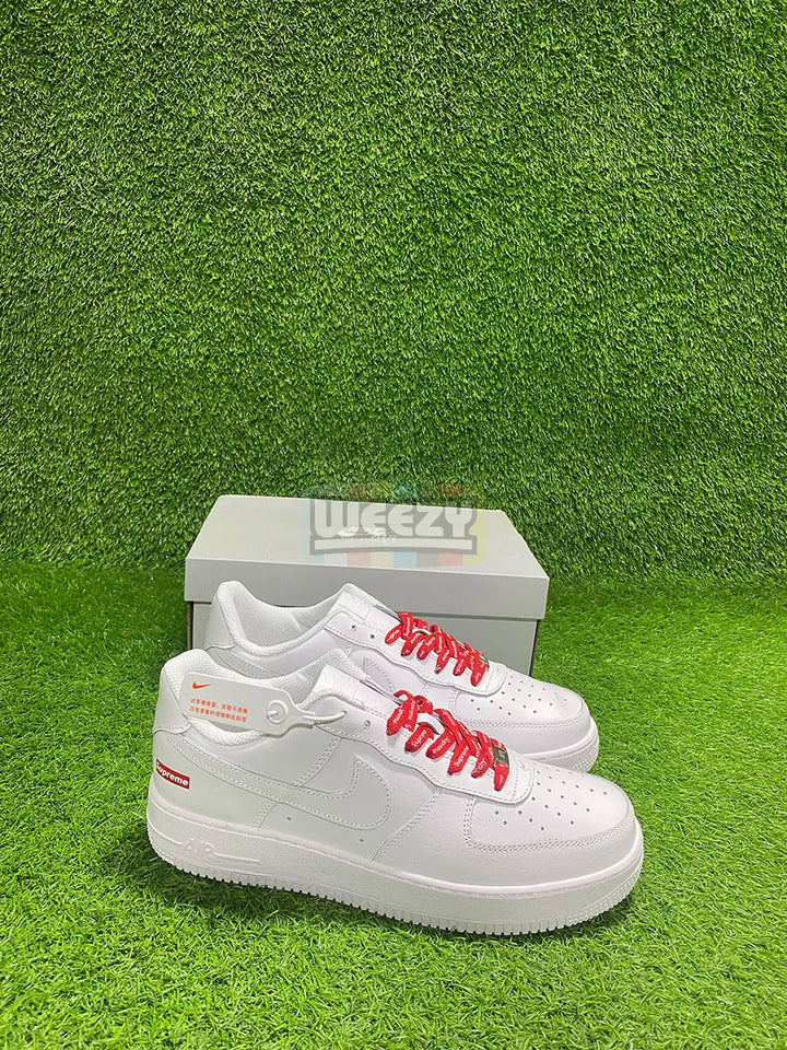 Air Force 1 x Supreme (White) (Premium Quality) buy online Pakistan - Weeby Shoes