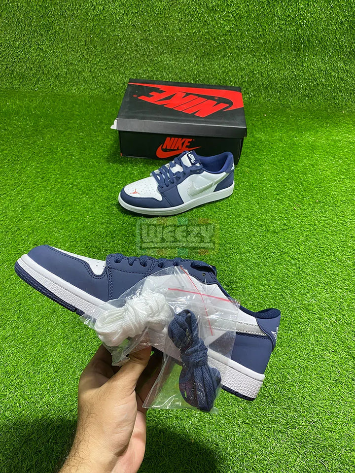 Air Jordan 1 (N Blue)(low) buy online Pakistan - Weeby Shoes