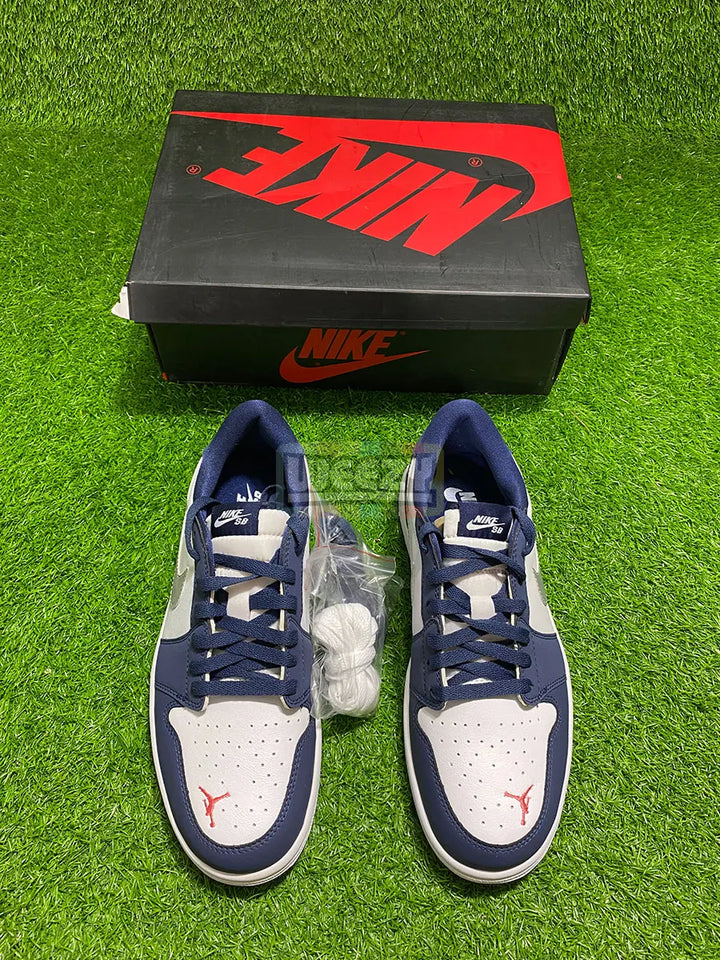 Air Jordan 1 (N Blue)(low) buy online Pakistan - Weeby Shoes