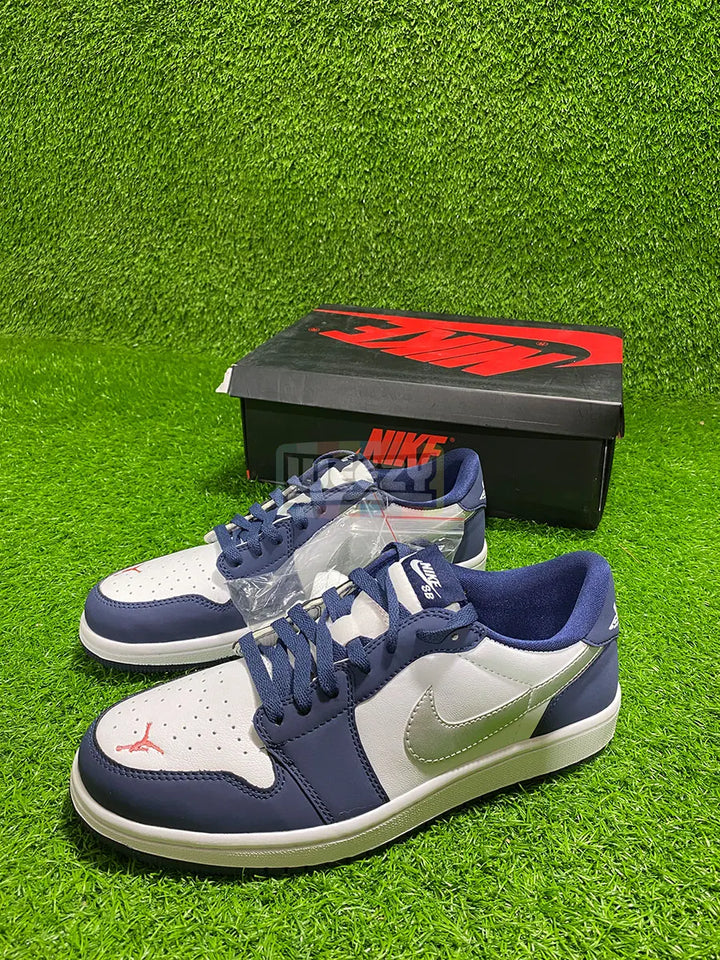 Air Jordan 1 (N Blue)(low) buy online Pakistan - Weeby Shoes