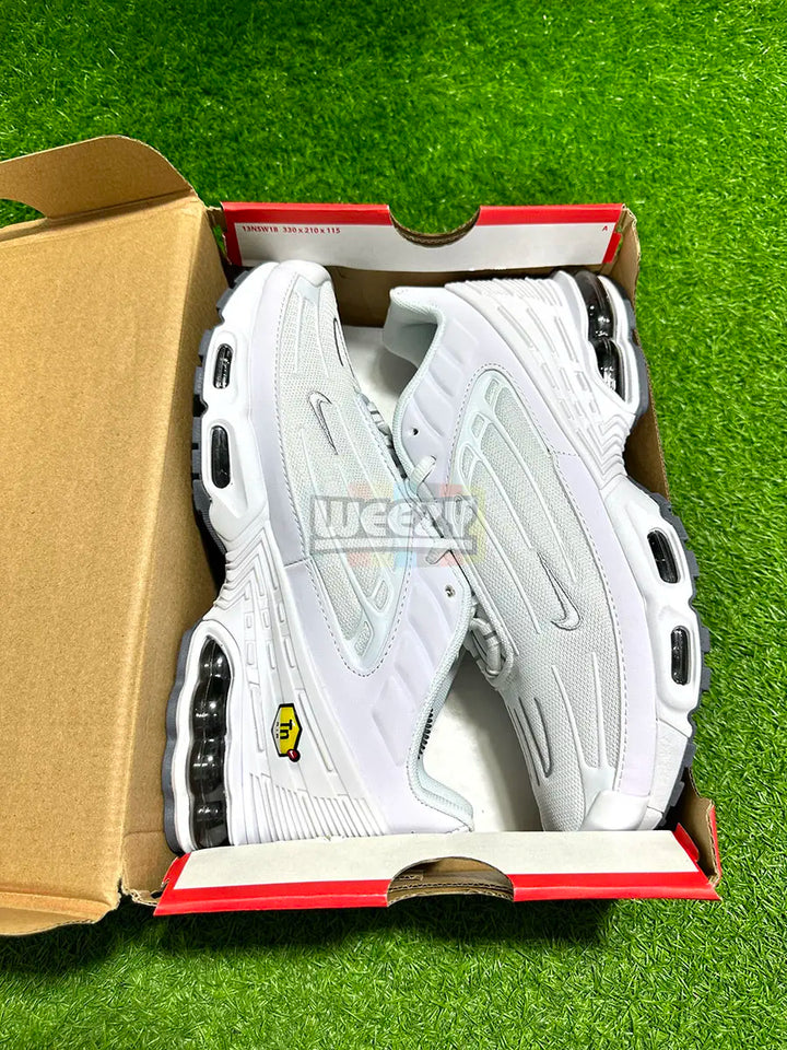 Air Max TN 3 Plus (Triple White) (Premium Batch) buy online Pakistan - Weeby Shoes