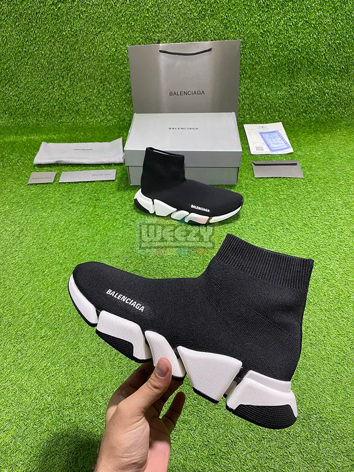 Balenciaga Speed Runner 2.0 (B/W) (Original Quality 1:1) buy online Pakistan - Weeby Shoes