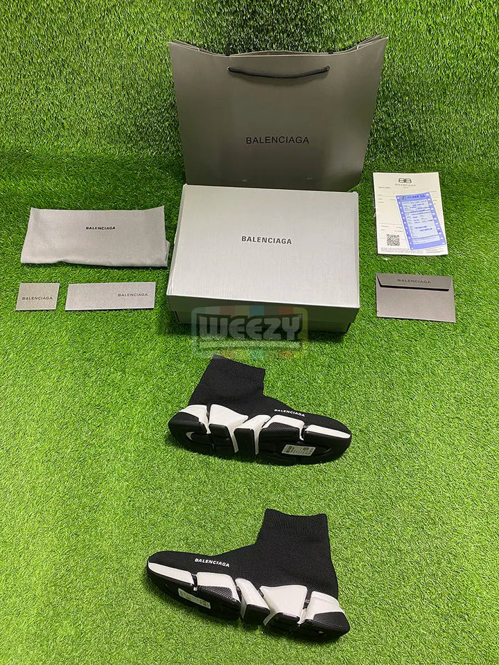 Balenciaga Speed Runner 2.0 (B/W) (Original Quality 1:1) buy online Pakistan - Weeby Shoes