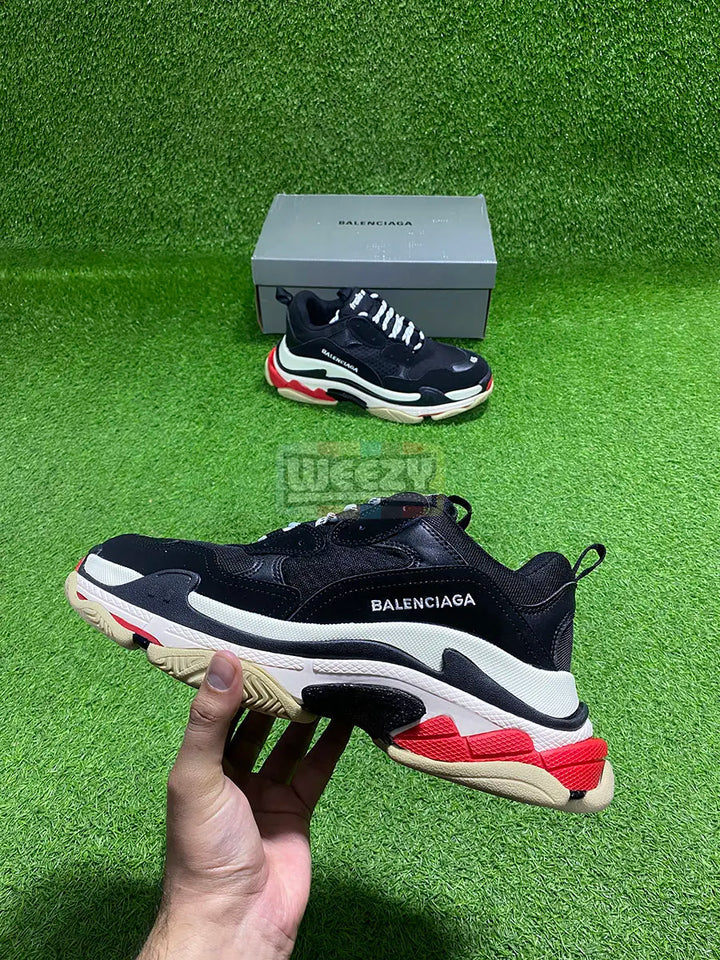 Balenciaga Triple S (Blk W) (Premium Quality) buy online Pakistan - Weeby Shoes