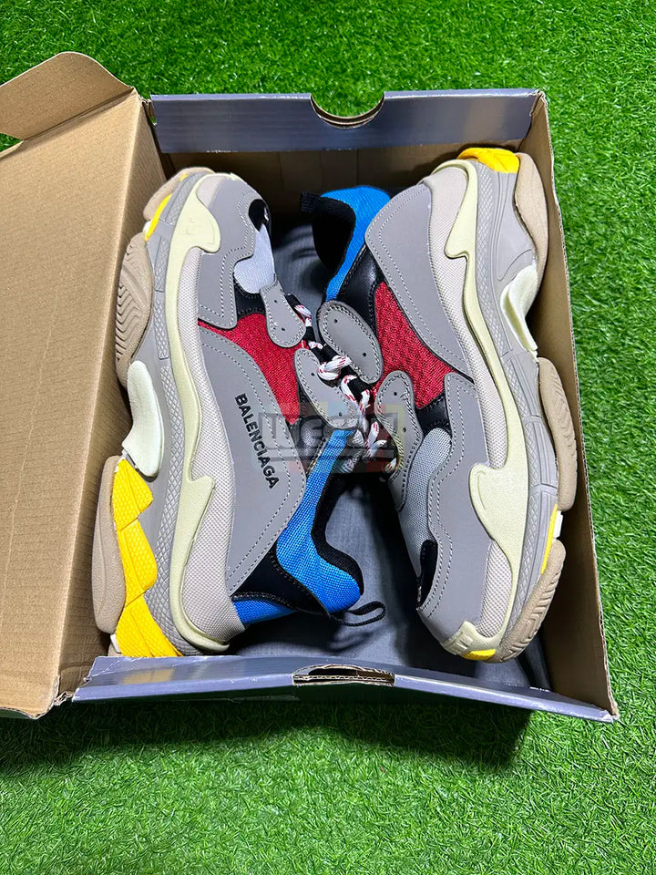 Balenciaga Triple S (Blue/Red) (Premium Quality) buy online Pakistan - Weeby Shoes