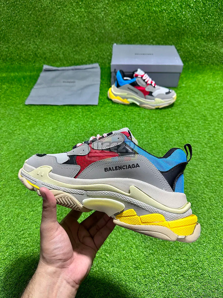 Balenciaga Triple S (Blue/Red) (Premium Quality) buy online Pakistan - Weeby Shoes