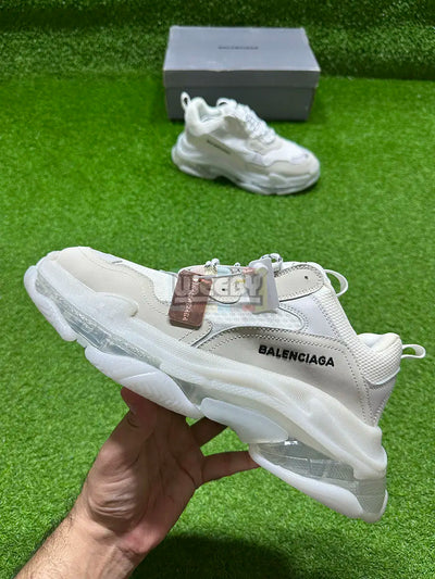 Balenciaga Triple S (Crystal Sole) (White) (Original Quality 1:1)