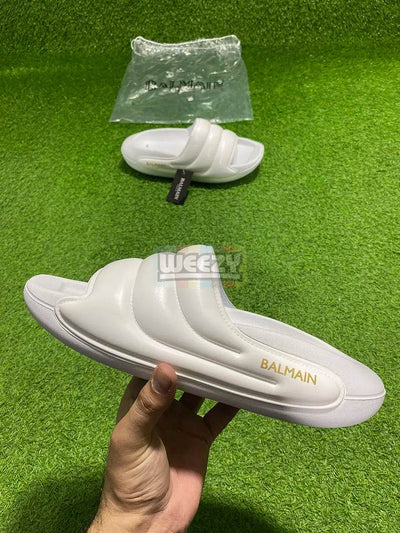 Balmain Slide (T White) (Premium Quality)