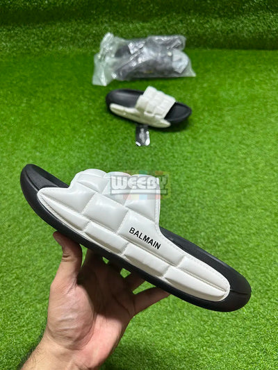 Balmain Slide 2.0 (White Upper/ Blk)