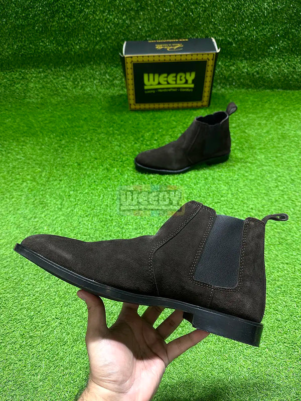 Chelsea Boots (Coffee) (Suede) (Premium Quality)