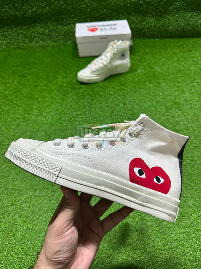 Converse x CDG Play (White) (Female) (Original Quality 1:1)