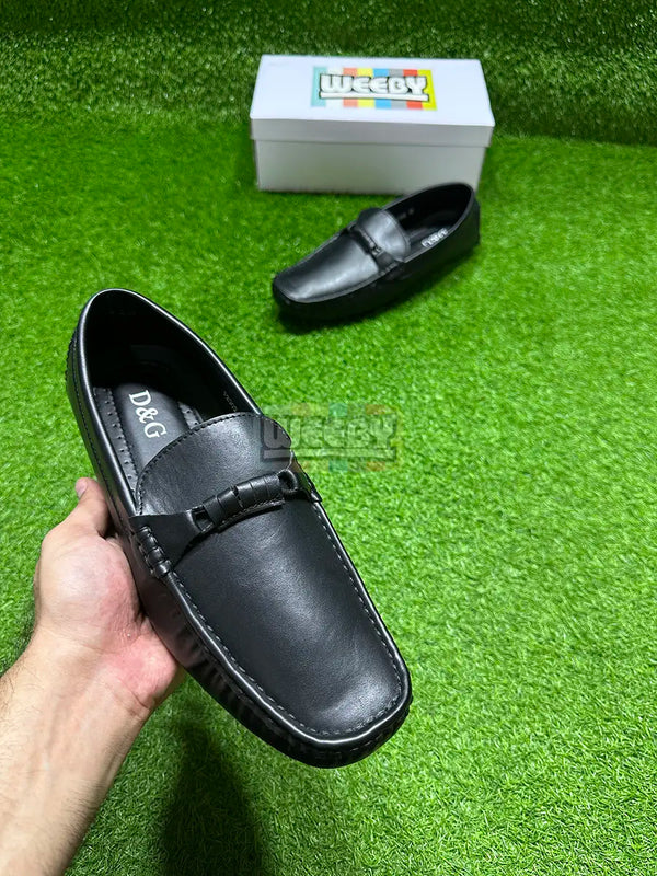 D&G (Black) (F2302) Loafers