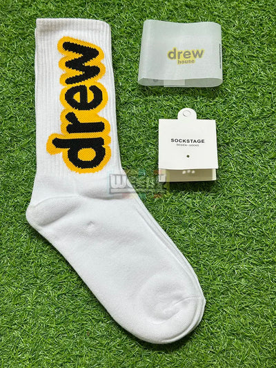 Drew x Justin Beiber (DREW) (White) (Long) Socks