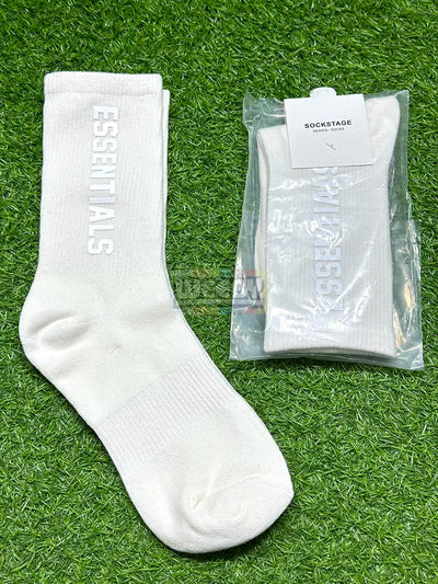 Essential (White)(Long) Socks