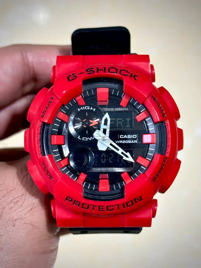 G-Shock 100B (Red/Blk)