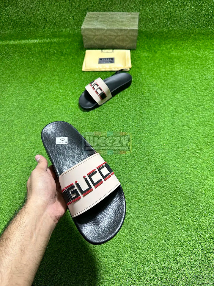 Gucci G8 Slide (Wording) (1:1 Batch) buy online Pakistan - Weeby Shoes