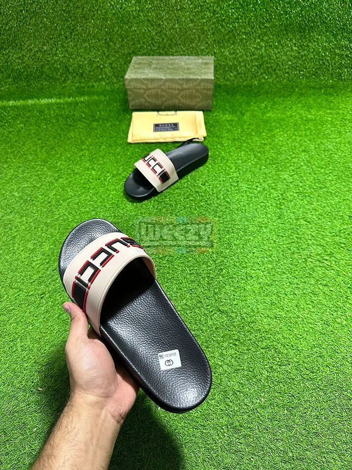 Gucci G8 Slide (Wording) (1:1 Batch) buy online Pakistan - Weeby Shoes