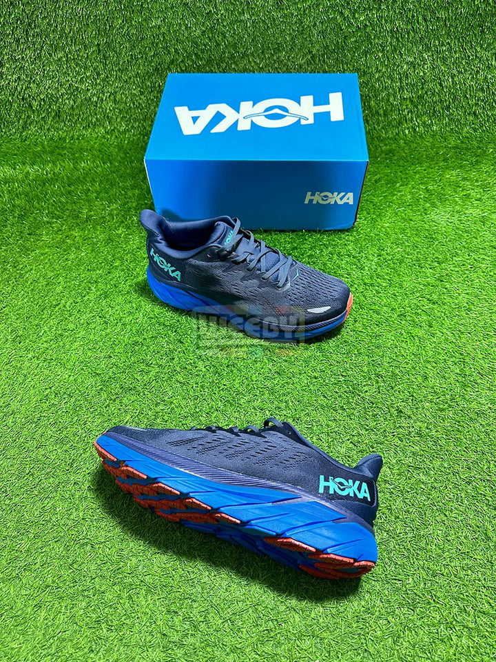 Hoka Clifton 8 (Gr/Blue) (Premium Quality) buy online Pakistan - Weeby Shoes