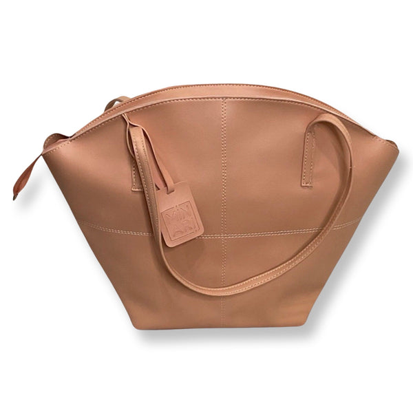 Carly Tea Pink Shoulder Tote Bag