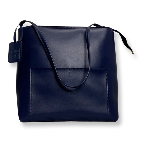 Luna Blue Shoulder Tote Bag