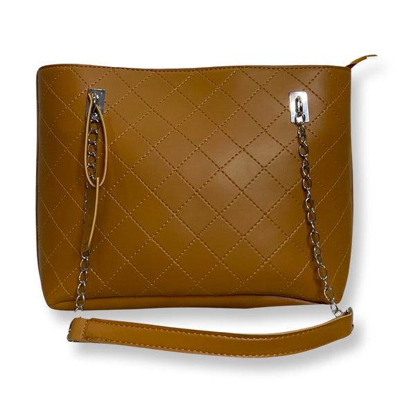 Kate Light Brown Shoulder Tote Bag