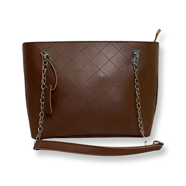 Kate Brown Shoulder Tote Bag