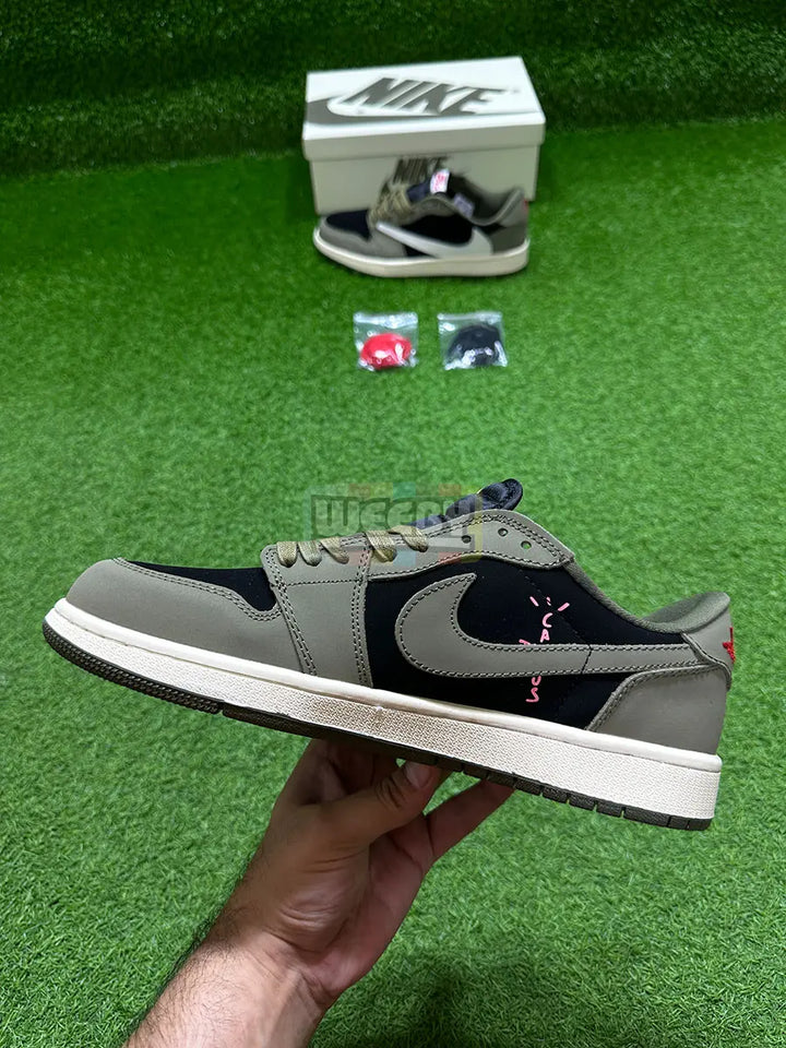 J1 x Travis Scott (Blk Olive G) (Low)(Premium Quality) buy online Pakistan - Weeby Shoes