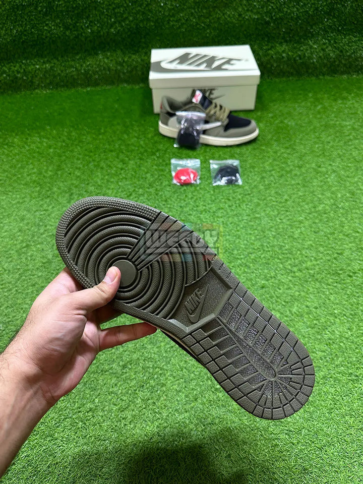 J1 x Travis Scott (Blk Olive G) (Low)(Premium Quality) buy online Pakistan - Weeby Shoes