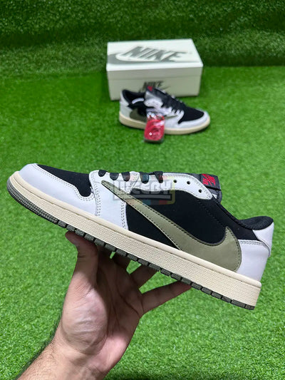 J1 (Low) x Travis Scott (Olive Grn) (Suede Edition) (Original Quality 1:1)