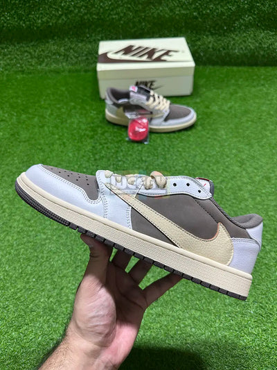 J1 (Low) x Travis Scott (Reverse Mocha) (Suede Edition) (Original Quality 1:1)