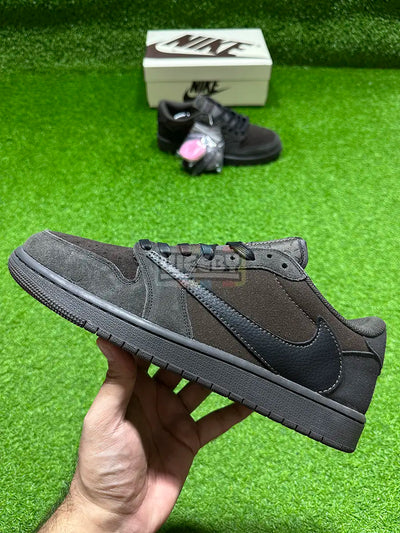 J1 (Low) x Travis Scott (Velvet Brown) (Suede Edition) (Premium Quality)