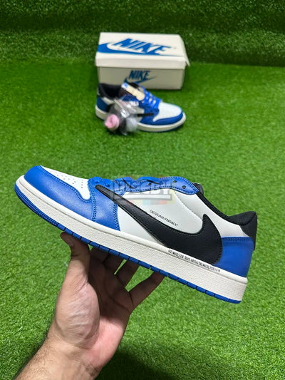 J1 x Travis Scott (Low) (R Blue) (Premium Quality)