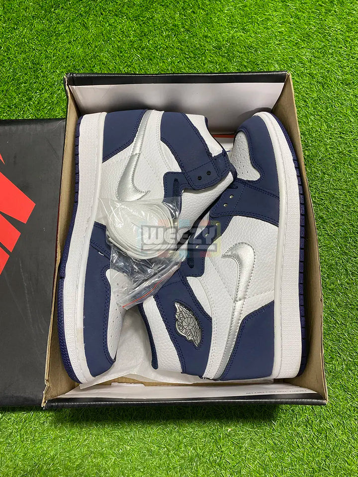 Jordan 1 (M Navy) (Premium Quality) buy online Pakistan - Weeby Shoes