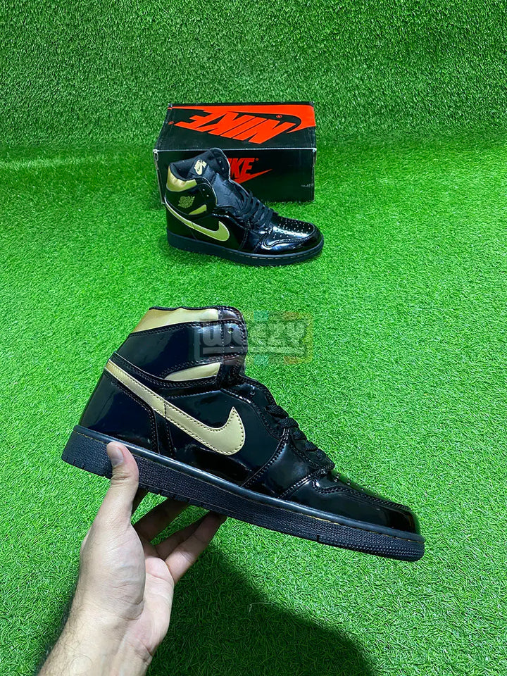 Jordan 1 (Patent Black/Metallic Gold) buy online Pakistan - Weeby Shoes