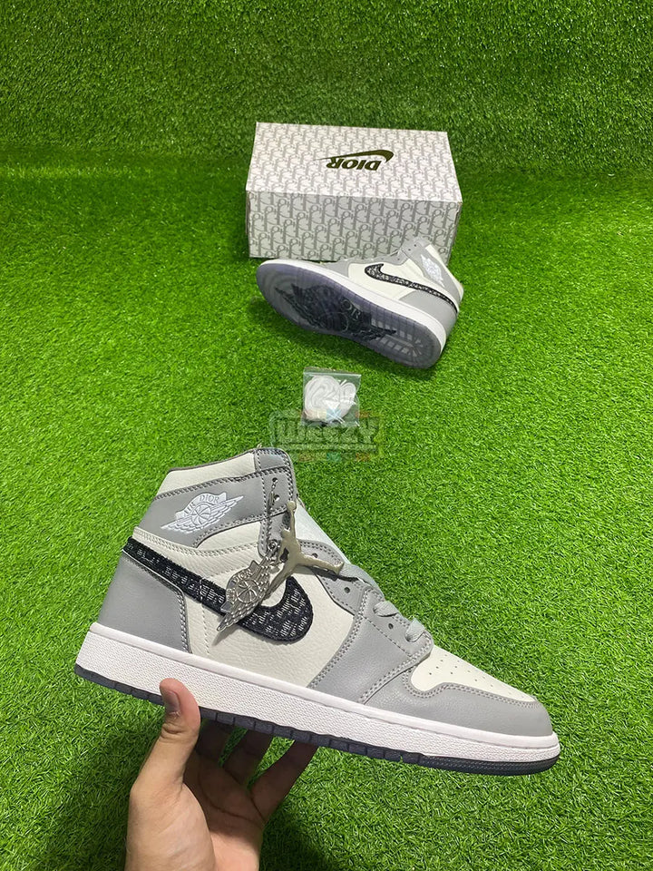 Jordan 1 x Dior (High) (Grey) (Premium Quality) buy online Pakistan - Weeby Shoes