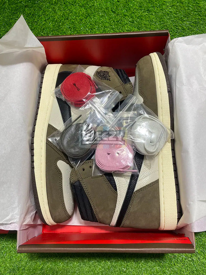 Jordan 1 x Travis Scott (Suede Edition) (Best Batch) buy online Pakistan - Weeby Shoes