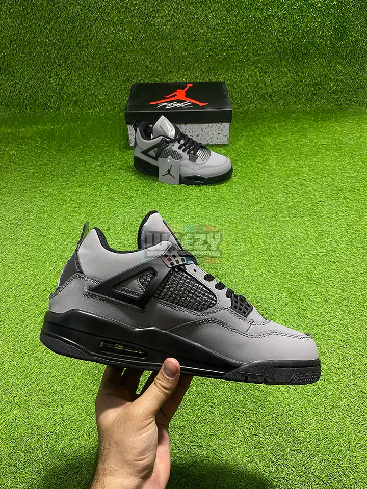 Jordan 4 (Grey/Blk) (Premium Quality) buy online Pakistan - Weeby Shoes