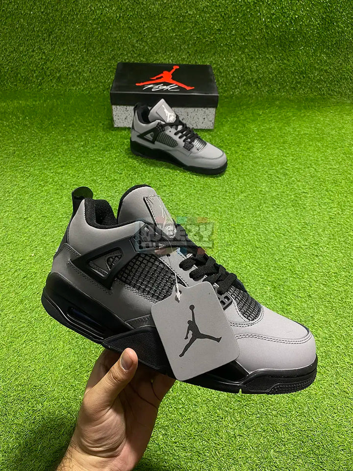 Jordan 4 (Grey/Blk) (Premium Quality) buy online Pakistan - Weeby Shoes