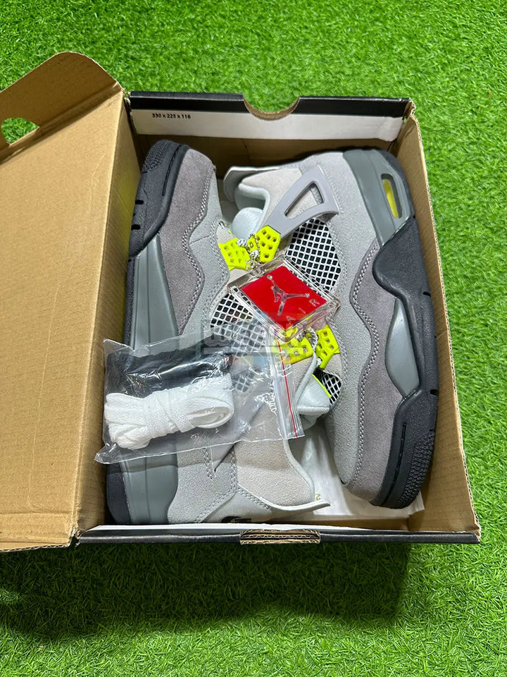 Jordan 4 (Grey Volt) (Premium Quality) buy online Pakistan - Weeby Shoes